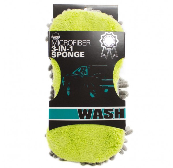 Zwipes Car Wash Sponge 3-in-1